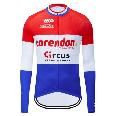Maillot vélo 2019 Corendon-Circus Manches Longues N002